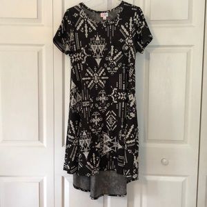 Gray and white Carly dress